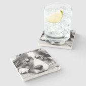 コリ縁どー ストーンコースター (横)