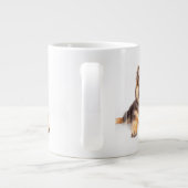 コリ縁どー·ドイツ·シェパード·ミックス ジャンボコーヒーマグカップ (裏面)