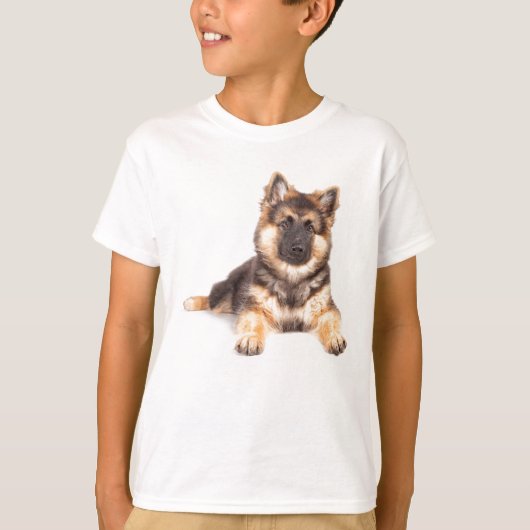 コリ縁どー·ドイツ·シェパード·ミックス Tシャツ (正面)