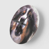 コリ縁どー ラウンド壁時計 (傾斜)