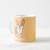 コルおもしろいギの子犬-ヘイコルジュー コーヒーマグカップ (正面左)