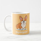 コルおもしろいギの子犬-ヘイコルジュー コーヒーマグカップ (左)