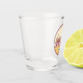 コルカタインディアシティスカイラインエンブレム ショットグラス (左)