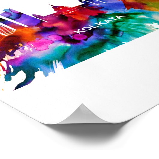 コルカタスカイライン ポスター (角)