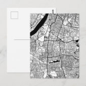 コルカタ西ベンガル地図 ポストカード (正面/裏面)