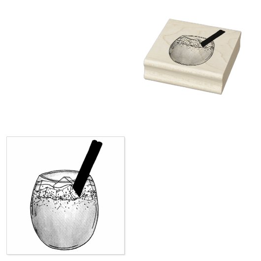 コルカタ・オルキサータスペインのメキシコ飲料飲料 ラバースタンプ (押印)