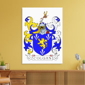 コルガンコートオブアームズ キャンバスプリント (インサイチュ (リビング))