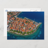 コルキュラクロアチア葉書 ポストカード (正面/裏面)