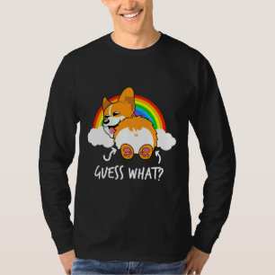 コルギお尻の推測おもしろい内容 Tシャツ