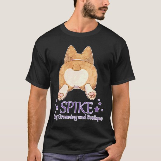 コルギお尻グルーミング Tシャツ (正面)