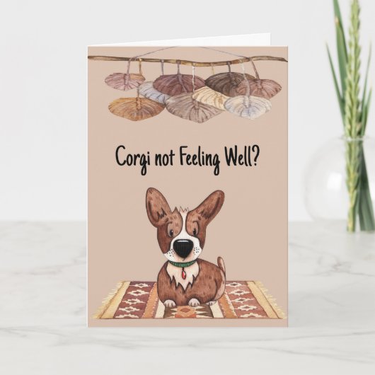 コルギが回復するカード サンキューカード (正面)