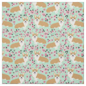 コルギさくらんぼ造花 ファブリック (見本)