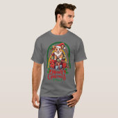 コルギのクリスマスの友人 Tシャツ (正面フル)
