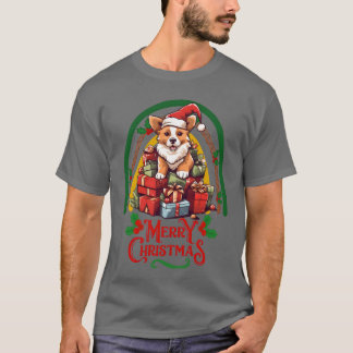 コルギのクリスマスの友人 Tシャツ