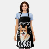 コルギの愛犬家 エプロン (着用した状態)