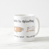 コルギの手引きコルおもしろいギ コーヒーマグカップ (正面右)