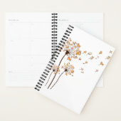 コルギの花フライダンデリオンシャツカワイト犬好き プランナー手帳 (ディスプレー)