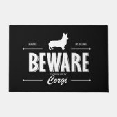 コルギの行儀に用心せよ ドアマット (正面)