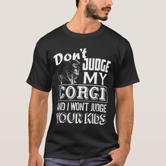 コルギは俺のコルギを判断しない Tシャツ (正面)