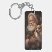 コルギウィズサンタクロースフェスティバルクリスマス キーホルダー (正面左)