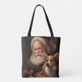 コルギウィズサンタクロースフェスティバルクリスマス トートバッグ (裏面)