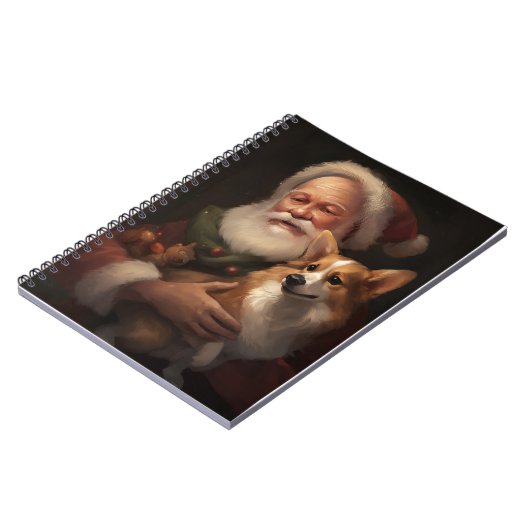 コルギウィズサンタクロースフェスティバルクリスマス ノートブック (左側)