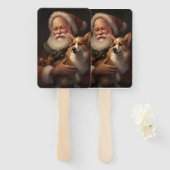 コルギウィズサンタクロースフェスティバルクリスマス ハンドファン (正面&裏面)