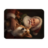 コルギウィズサンタクロースフェスティバルクリスマス マグネット (横)