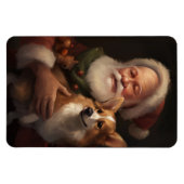 コルギウィズサンタクロースフェスティバルクリスマス マグネット (横)