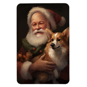 コルギウィズサンタクロースフェスティバルクリスマス マグネット