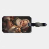 コルギウィズサンタクロースフェスティバルクリスマス ラゲッジタグ (裏面横)