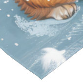 コルギウィンターワンダーランドクリスマスジョイ テーブルクロス (アングル)