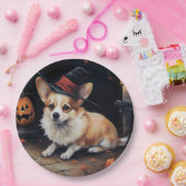 コルギカボンプキンハロウィンホラー ペーパープレート (パーティー)