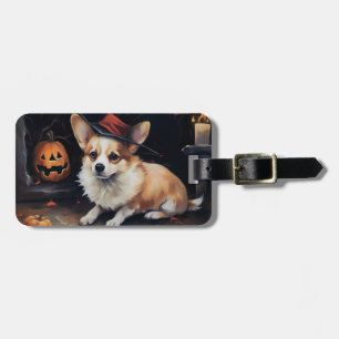 コルギカボンプキンハロウィンホラー ラゲッジタグ