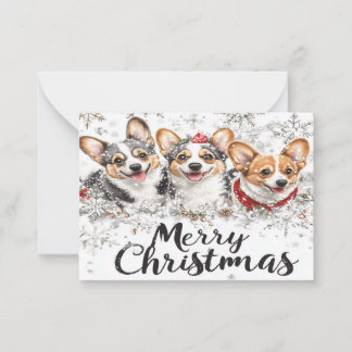 コルギクリスマスカード ノートカード