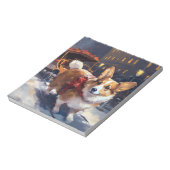 コルギクリスマスフェスティバルシーズン ノートパッド (回転)