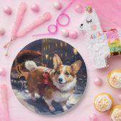 コルギクリスマスフェスティバルシーズン ペーパープレート (パーティー)