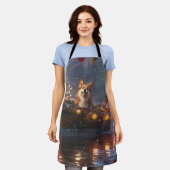 コルギクリスマスフェスティバル航海 エプロン (着用した状態)