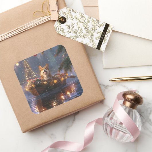 コルギクリスマスフェスティバル航海 スクエアシール (ギフト)