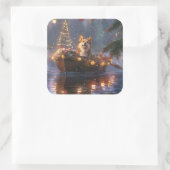 コルギクリスマスフェスティバル航海 スクエアシール (バッグ)