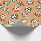 コルギクリスマスラッピング紙 ラッピングペーパー (角)