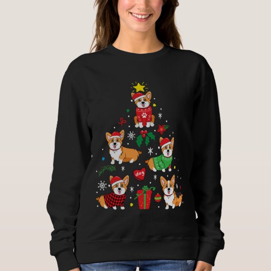 コルギクリスマス飾り スウェットシャツ (正面)