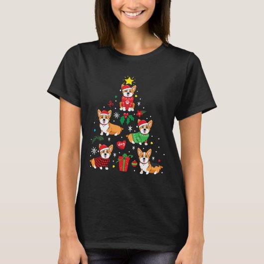コルギクリスマス飾り Tシャツ (正面)