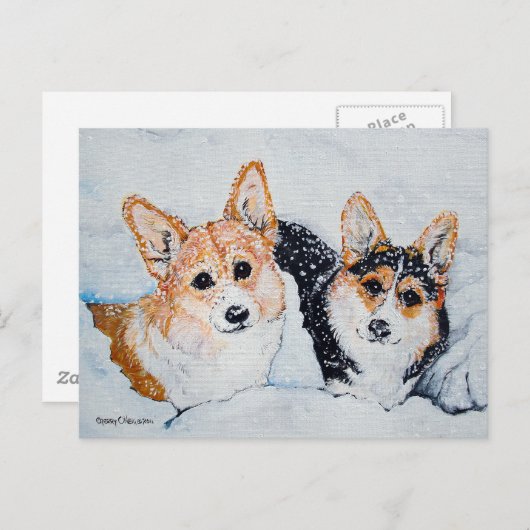 コルギクリスマス シーズンポストカード (正面/裏面)