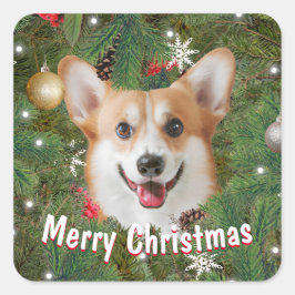 コルギクリスマス スクエアシール