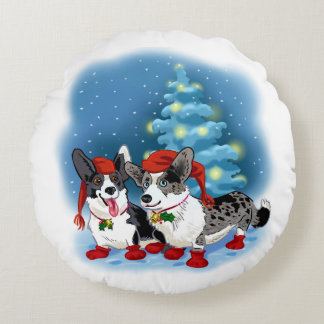 コルギクリスマス ラウンドクッション