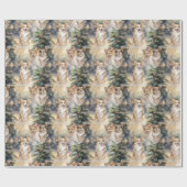 コルギクリスマス ラッピングペーパー (フラット)