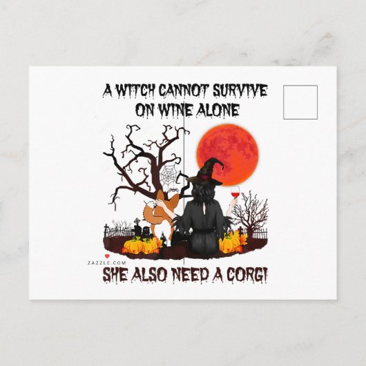 コルギサンタクリスマスツリーライトズクリスマスギフトボーイズ 案内ポストカード (裏面)