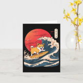 コルギサーフィン日本の波 カード (黄色い花)