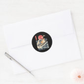 コルギサーフィン日本の波 ラウンドシール (封筒)